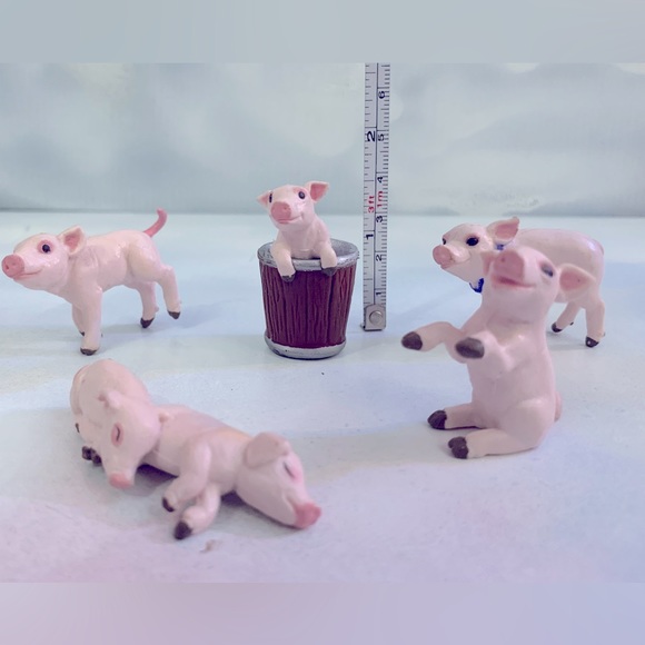 Tiny Toy Pig Figures - Picture 8 of 8